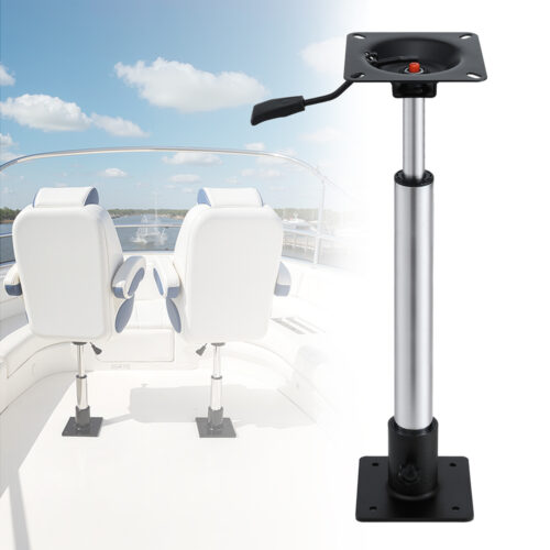 Seamanship Boat Seat Pedestal 55-75cm Adjustable Gas Lift 360 Degrees Swivel - Image 7