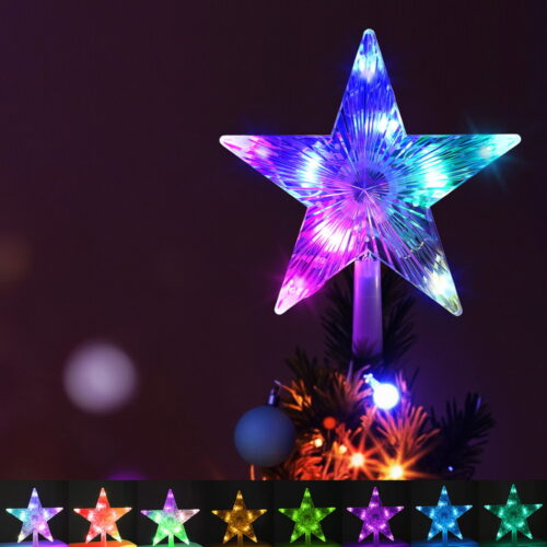 Jingle Jollys Christmas Tree Topper Star RGB LED Xmas Decor 80 Modes APP Control - Image 7