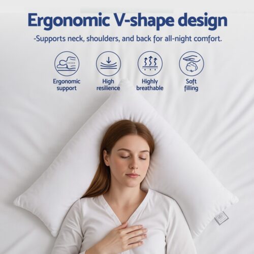 Giselle V Shape Pillow Boomerang Nursing Body Cushion - Image 4