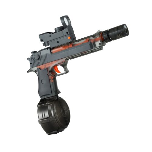 Keezi Kids Adult Electric Water Gun 500ml Water Tank Light Squirt Guns Toys Grey - Image 2