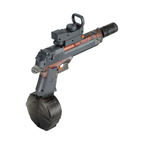 Keezi Kids Adult Electric Water Gun 500ml Water Tank Light Squirt Guns Toys Grey - Image 4