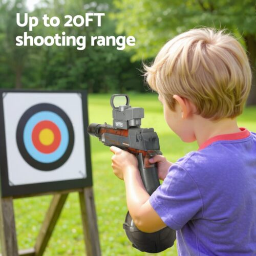 Keezi Kids Adult Electric Water Gun 500ml Water Tank Light Squirt Guns Toys Grey - Image 7