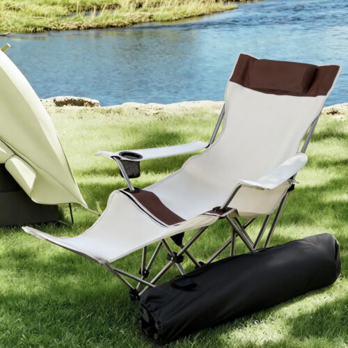 Weisshorn Camping Chair Reclining Adjustable Portable Outdoor Folding Lightweight - Image 7