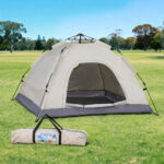 Weisshorn Camping Tent Instant Tent Pop up 2 Person Outdoor Hiking Tents Hiking Beige