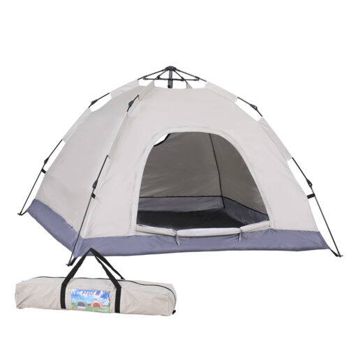 Weisshorn Camping Tent Instant Tent Pop up 2 Person Outdoor Hiking Tents Hiking Beige - Image 2