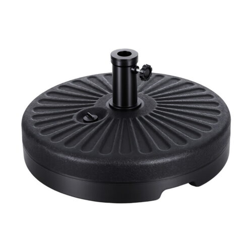 Instahut Outdoor Umbrella Base Weight Round Plastic Pole Holder 30-48mm Beach - Image 2