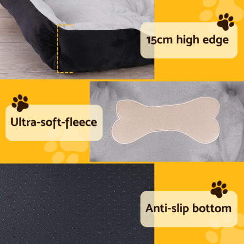 i.Pet Pet Bed Dog Bed Soft PP Cotton Mat Sleeping Comfy Cushion Washable Extra Large - Image 5