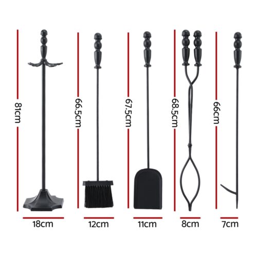 Grillz Fire Pit Tool Set 5 PCS - Image 3