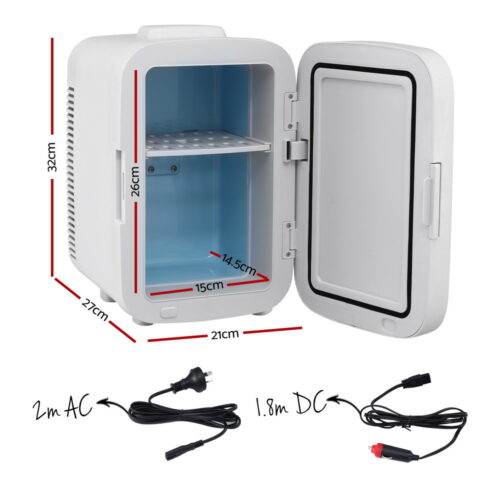 Glacio Mini Fridge Portable 13L White Electric Cooler Warmer 12V 220V - Image 2