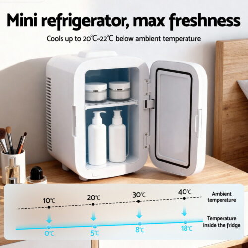 Glacio Mini Fridge Portable 13L White Electric Cooler Warmer 12V 220V - Image 5