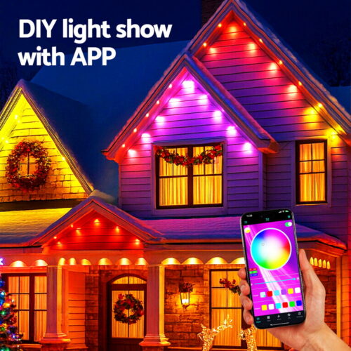 Jingle Jollys 15M Christmas Lights Permanent String Eaves Light 36 LED Decoration - Image 6