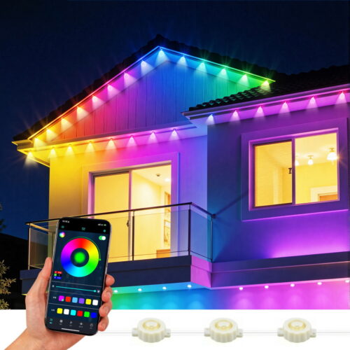 Jingle Jollys 15M Christmas Lights Permanent String Eaves Light 36 LED Decoration - Image 7