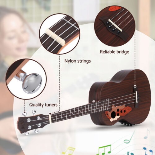 Alpha Ukulele 30 Inch with EQ 18 Frets - Image 6