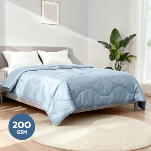 Giselle Tencel Quilt 200GSM Summer Quilts Comforter Doona Light Weight Soft Throw Blanket Queen - Image 5