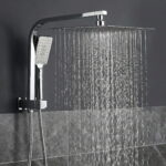 12" Rain Shower Head Set with 3-Mode Handheld Brass High Pressure WELS Chrome