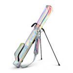 Everfit Golf Stand Bag Lightweight Sunday Pitch And Putt Bag Holographic