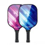 Everfit Pickleball Paddle Set Fibreglass Racquet Honeycomb Core With Bag