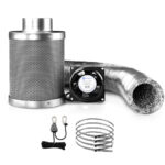 Green Fingers 4"Ventilation Kit Fan Hydroponics Grow Tent Kit Carbon Filter Duct Green Fingers 4"Ventilation Kit Fan Hydroponics Grow Tent Kit Carbon Filter Duct