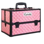 Embellir Portable Cosmetic Beauty Makeup Case Diamond Pink