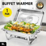 Alston 9L Chafing Dish Stainless Steel Buffet Food Warmer Catering Food Set