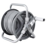 Green Fingers 20m Retractable Garden Hose Reel Heavy Duty 1/2" Hose Auto Rewind