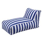 Artiss Outdoor Bean Bag Chair Cover (No Filler) Splash-Proof Beanbag Lounge Sofacover Stuffed Animal Storage Bean Bag Cover for Patio Poolside Relaxing Blue