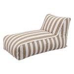 Artiss Outdoor Bean Bag Chair Cover (No Filler) Splash-Proof Beanbag Lounge Sofacover Stuffed Animal Storage Bean Bag Cover for Patio Poolside Relaxing Taupe