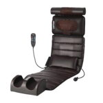 Livemor Massage Mat Kneading Neck Foot Massager Heated Vibration Airbag Mattress
