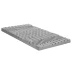 Giselle Bedding 8cm Memory Foam Mattress Topper 7-Zone Graphite King Single