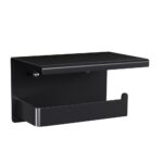 Cefito Toilet Paper Roll Holder with Storage Shelf