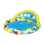 Bestway Kids Pool 120x117x46cm Inflatable Play Swimming Pools with Canopy 45L