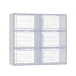 Artiss Shoe Box DIY Set of 6 Stackable Magnetic Door