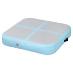 Everfit 1m Air Track Mat Inflatable Gymnastics Tumbling Mat with Pump Mint Green