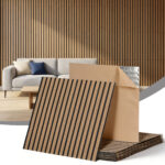 Artiss 10PCS Peel and Stick Wall Panels Tiles 68X68CM Self Adhesive for Home Office Studio Brown