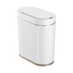Devanti Sensor Bins 7L Motion Sensor Trash Can Slim Touchless Automatic Waste Bin White