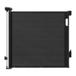 Keezi Retractable Gate Baby Gate Pet Safety Fence Extends up to 140cm Black