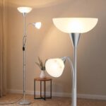 Artiss Floor Lamp Mother and Child Modern Home Living Room Office Reading Silver
