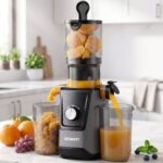 DEVANTI Slow Juicer Cold Press 200W for Fruit Vegetable Juice