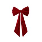 Jingle Jollys Red Velvet Christmas Bows Tree Decorations Xmas Ornaments