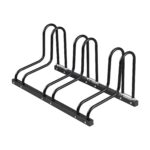 Weisshorn 3 Bike Floor Stand Rack Fits 20"-29" MTB Tires for Garage Storage