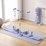 Everfit Abdominal Trainer Machine Core Glider Split Home Gym Equipment Purple
